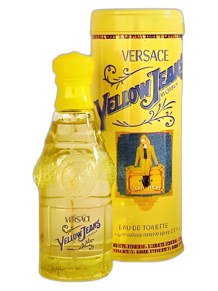 Yellow Jeans for women de Versace